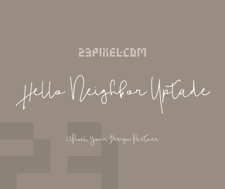 Hello Neighbor Uptade