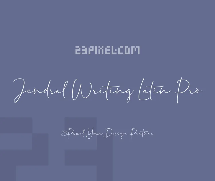 Jendral Writing Latin Pro
