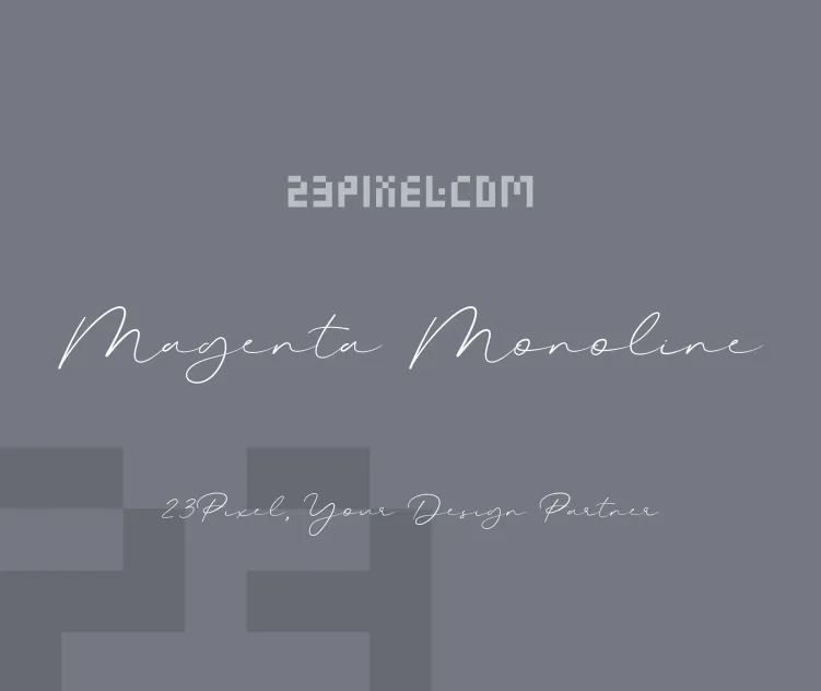 Magenta Monoline