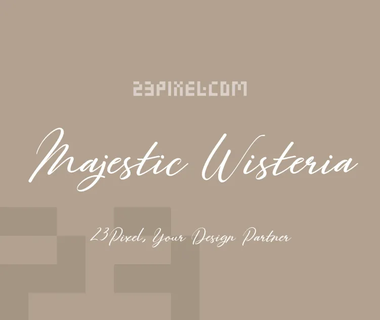 Majestic Wisteria