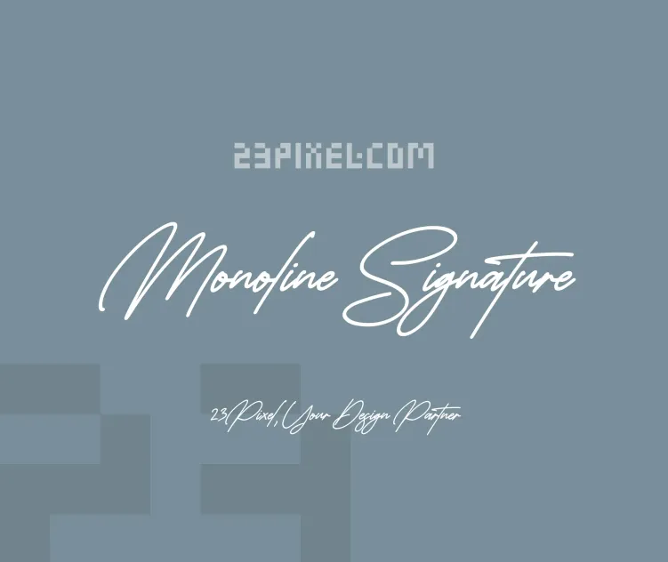 Monoline Signature