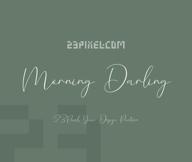Morning Darling Script