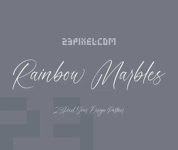 Rainbow Marbles