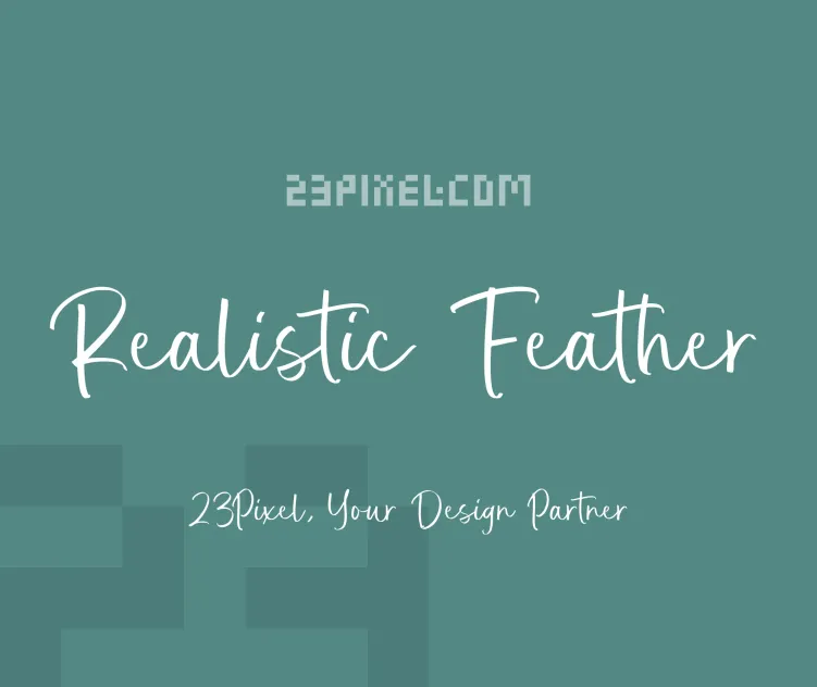 Realistic Feather