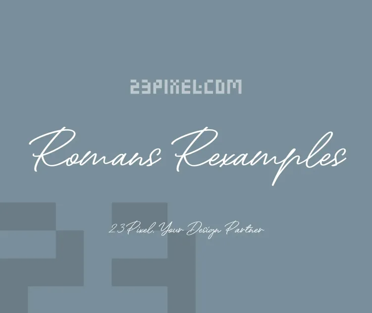 Romans Rexamples Script