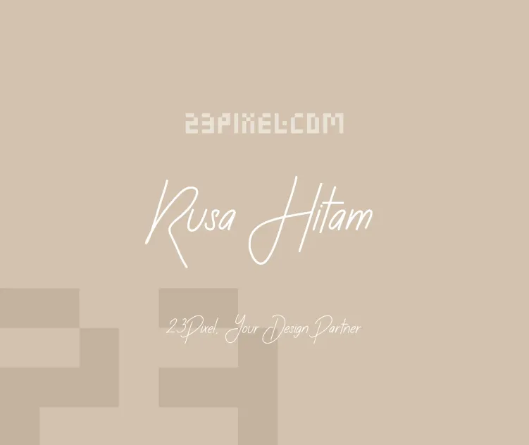 Rusa Hitam