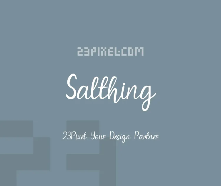 Salthing
