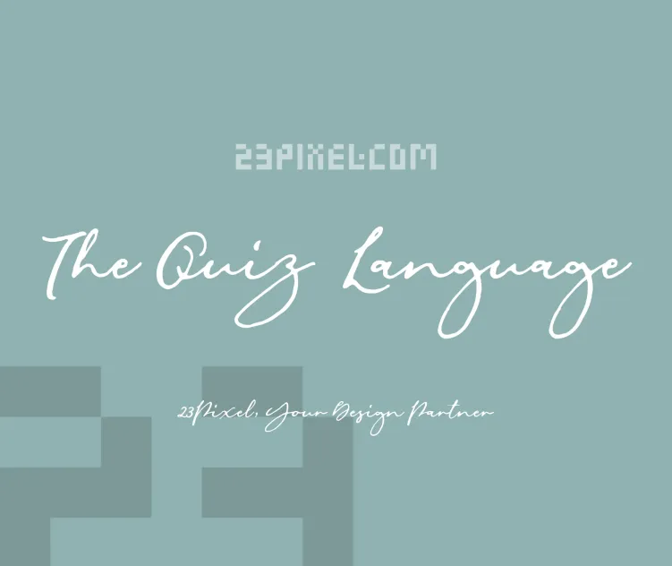 The Quiz Script Language