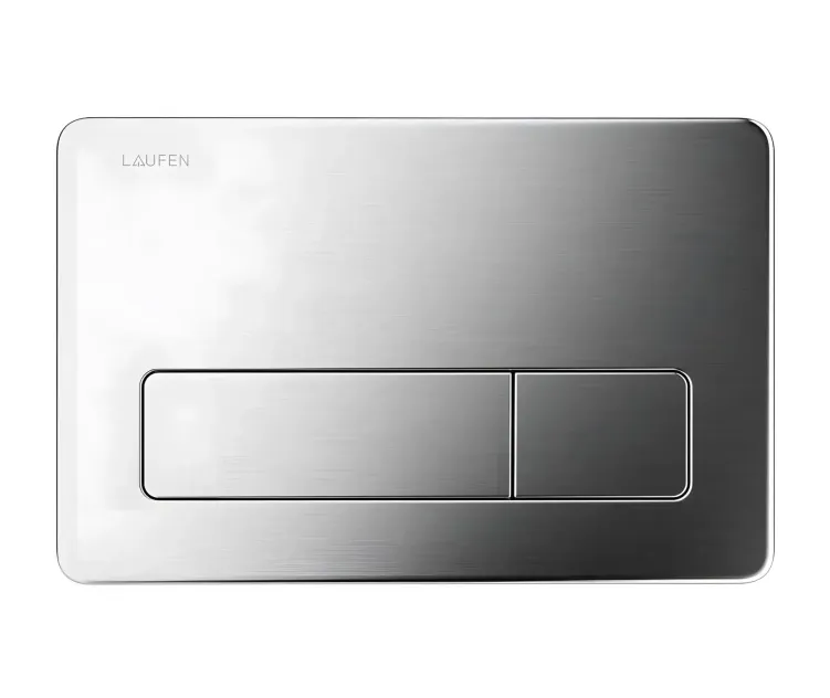 Aw2 inox dual flush plate by laufen