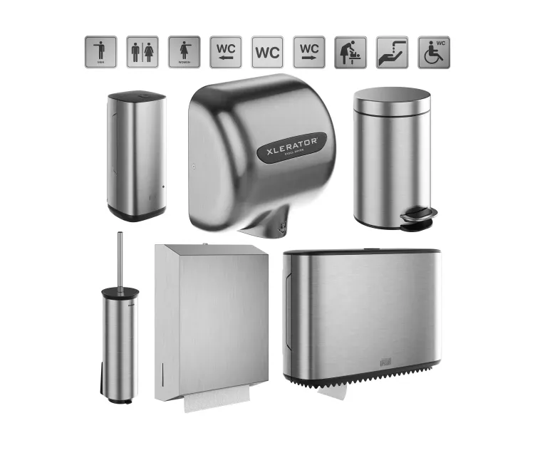 Accessories for public toilets set 151 part
