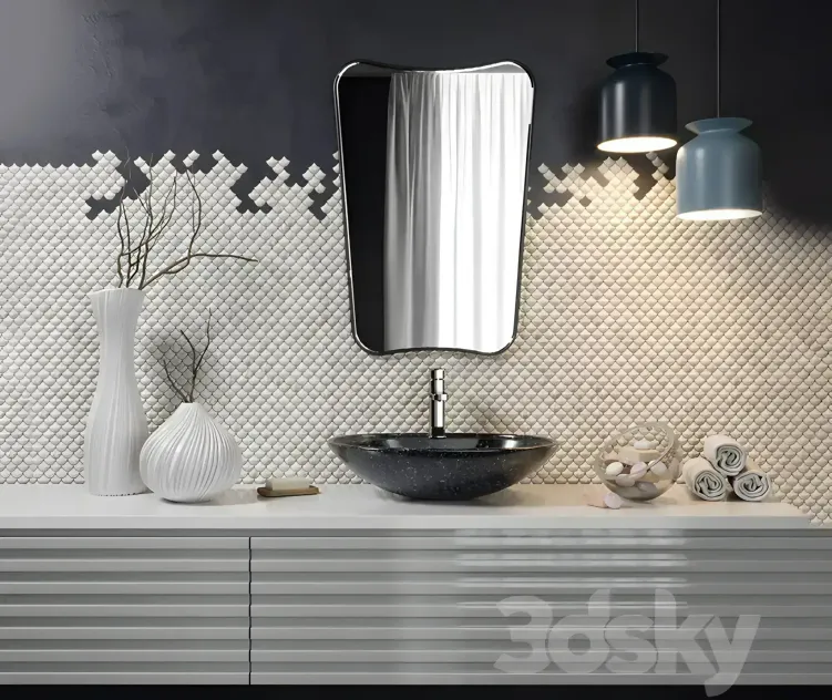 Bath set decoration