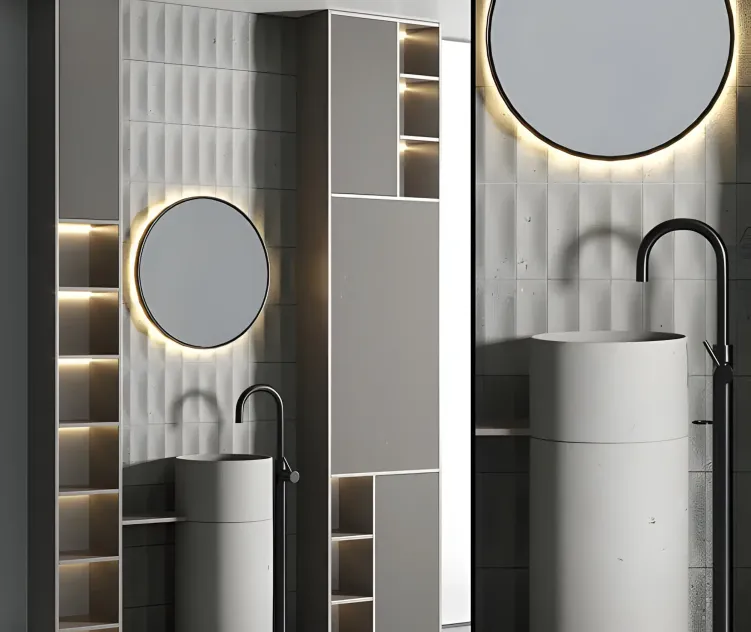 Bathroom furniture set 02