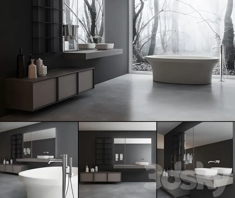 Bathroom furniture set bespoke
