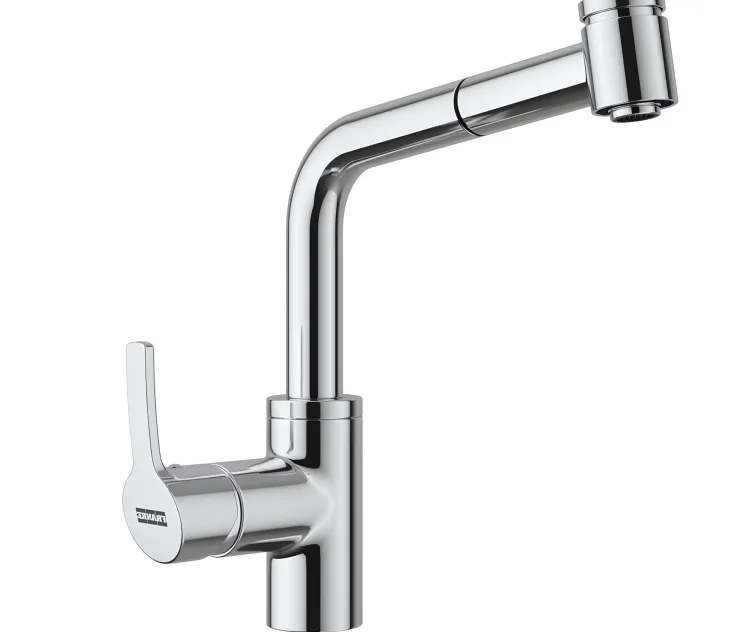Smart kitchen tap pu out spray by franke
