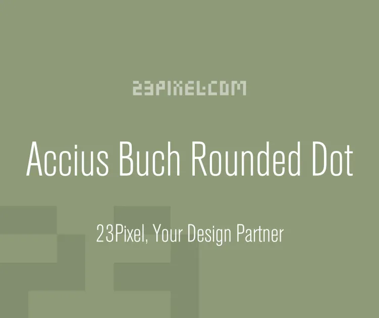 Accius Buch Rounded Dot