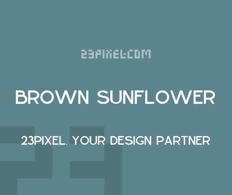 Brown Sunflower