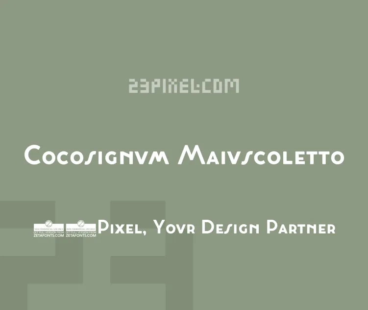 Cocosignum Maiuscoletto