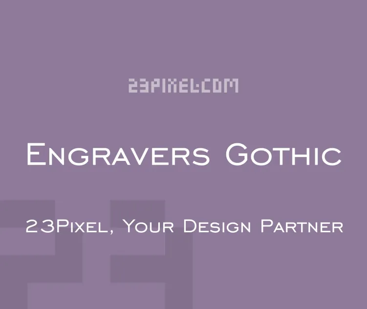Engravers Gothic