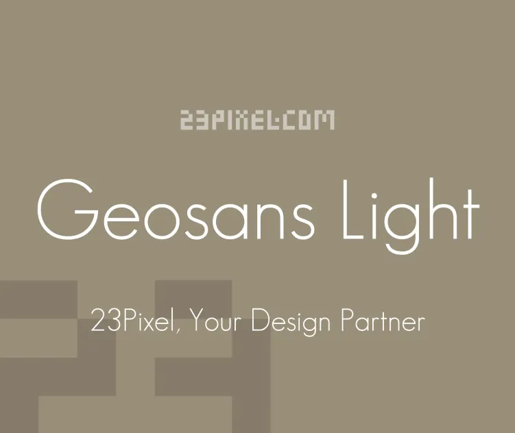 Geosans Light
