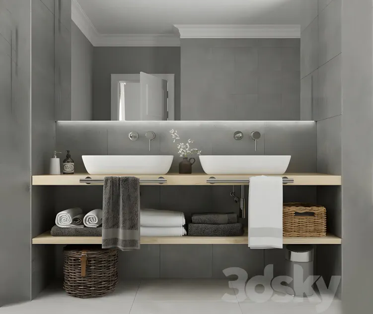 Furniture decor for wc