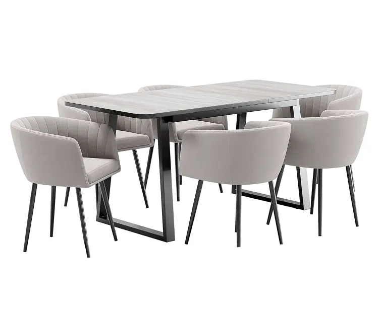 Alina dining chair sheffilton table