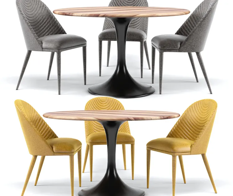 Amarelo chair thor dining table