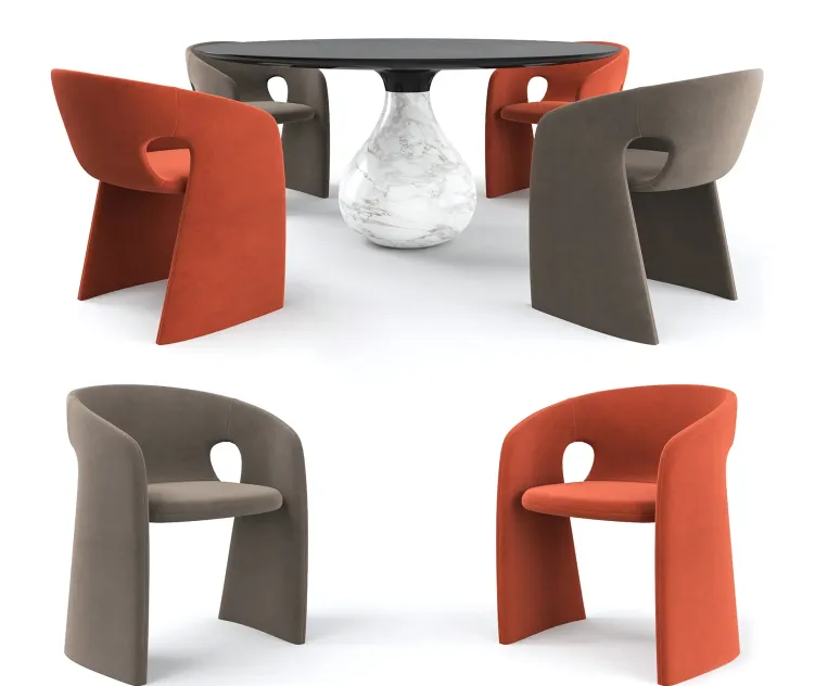 Aqua dining table