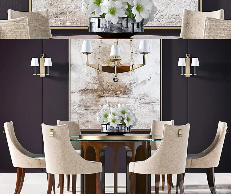 Baker dining table