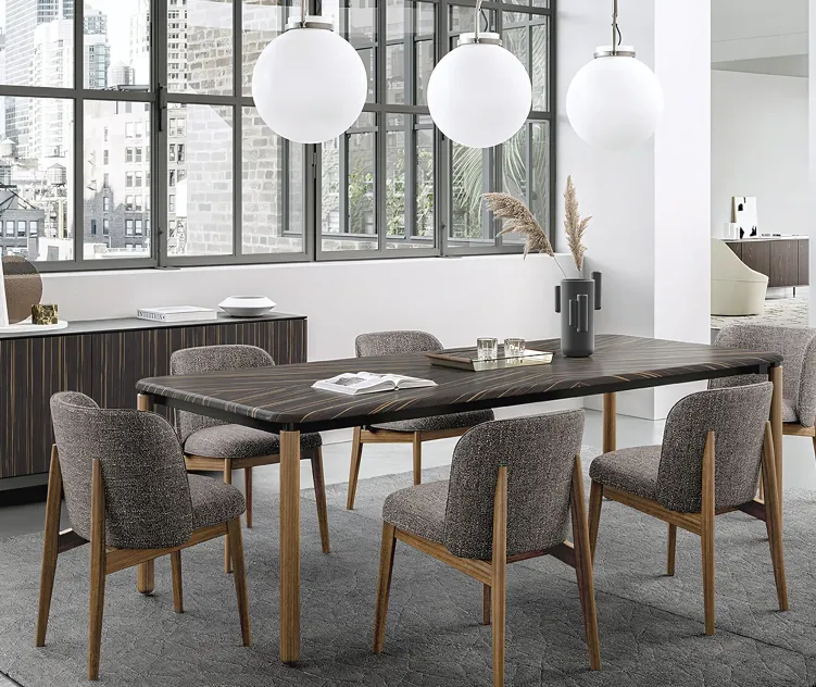 Calligaris abrey wood armchair
