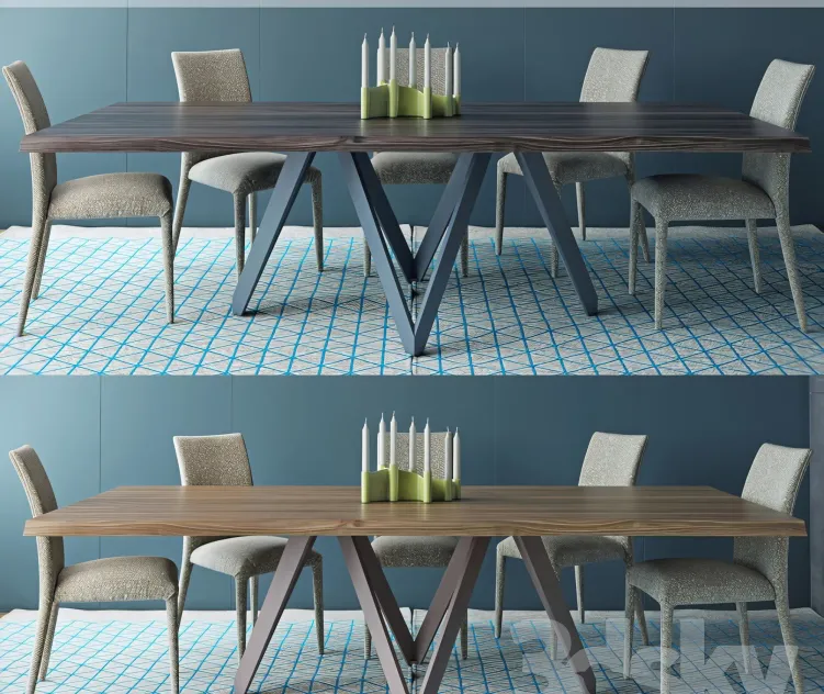 Calligaris table cartesio table