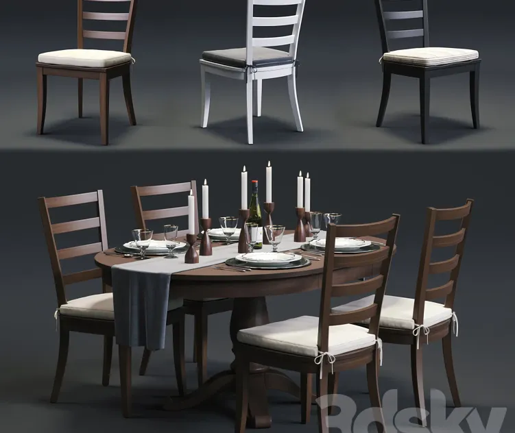 Cb harper chair avalon table