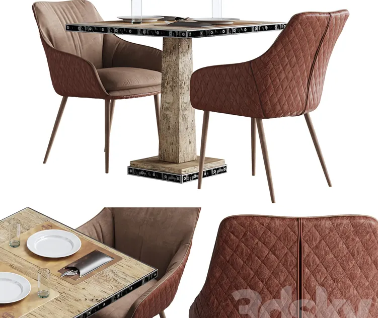 Chair chrissy pu from richmond an aged table