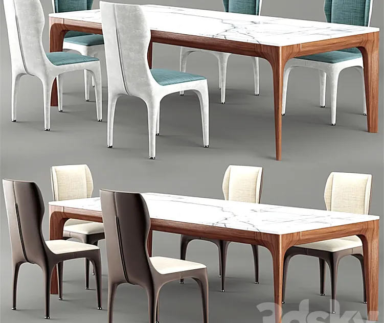 Chair table giorgetti tiche