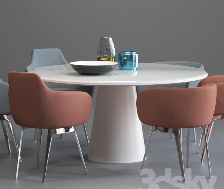 Cor roc chair conic table
