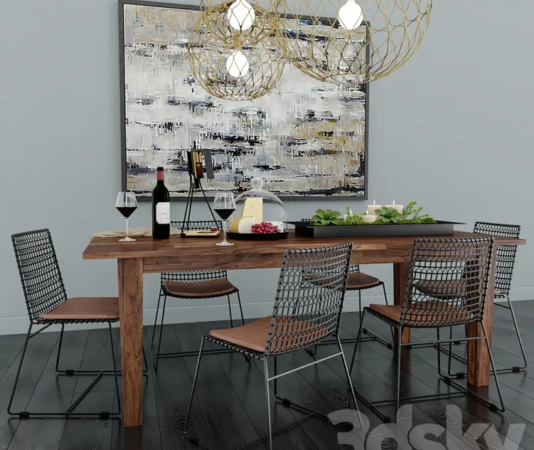 Crate barrel dining room