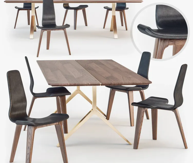 De la espada overton dining table tapas chair
