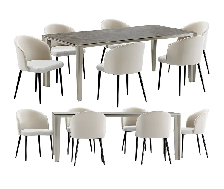 Dining chair ornella table skin