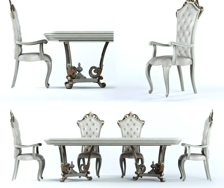 Dining group turri baroque