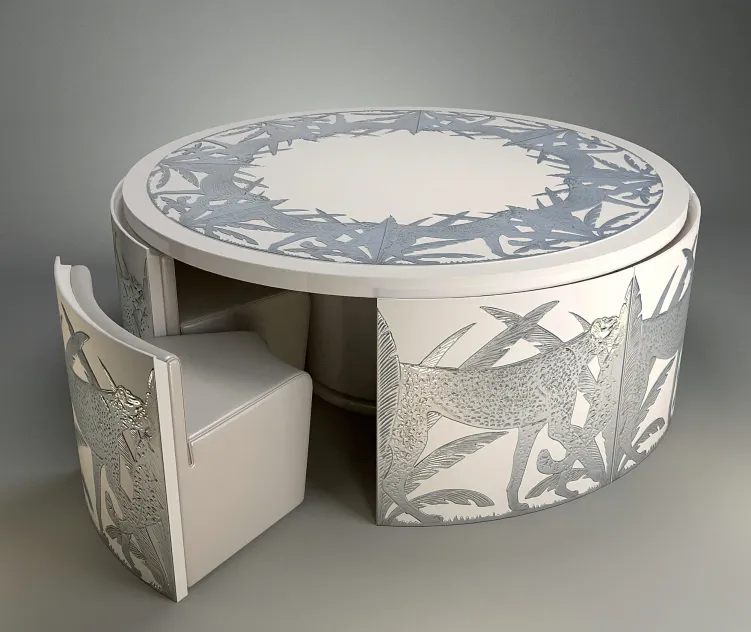 Dining table alchymia emma chairs elvira