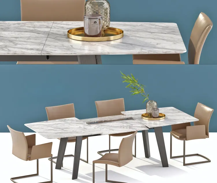 Draenert nobile swing chair fontana table
