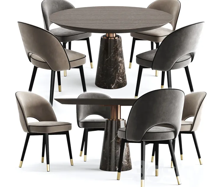 Eichholtz dining table genova chair cliff