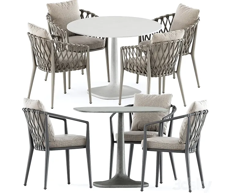 Erica outdoor chair fiore outdoor table by bebitalia