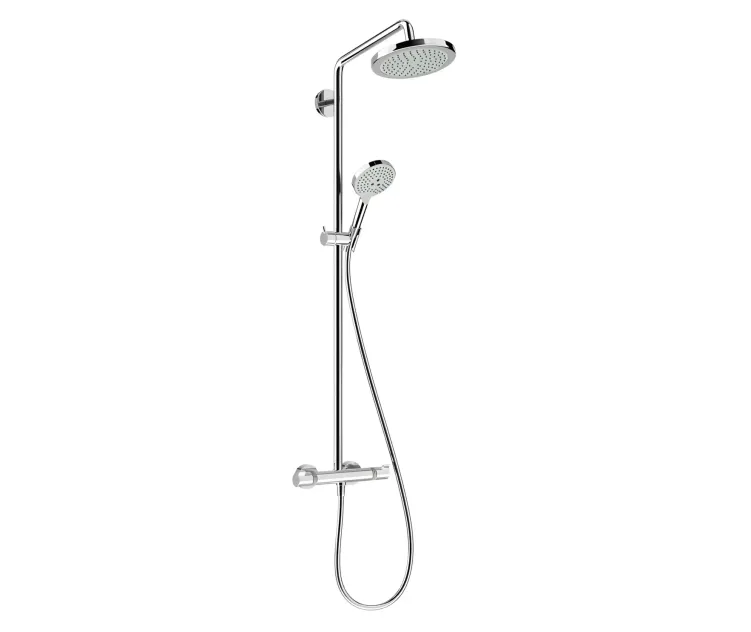 Croma showerpipe 220 thermostat by hansgrohe