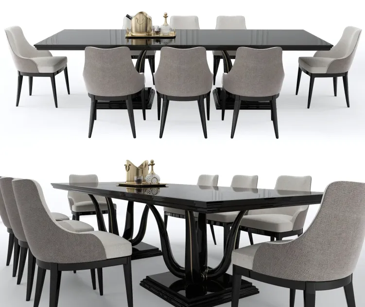 Galimberti nino corallo table adele chair