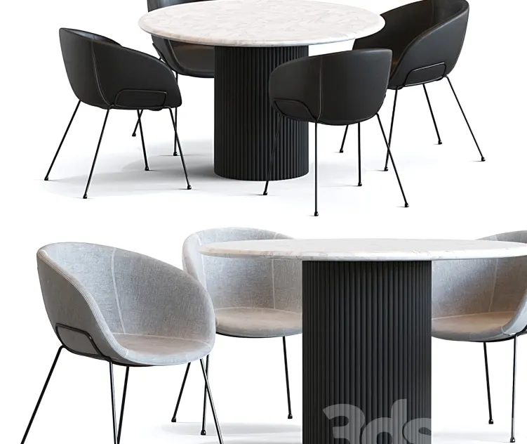 Globewest benjamin table duke chair