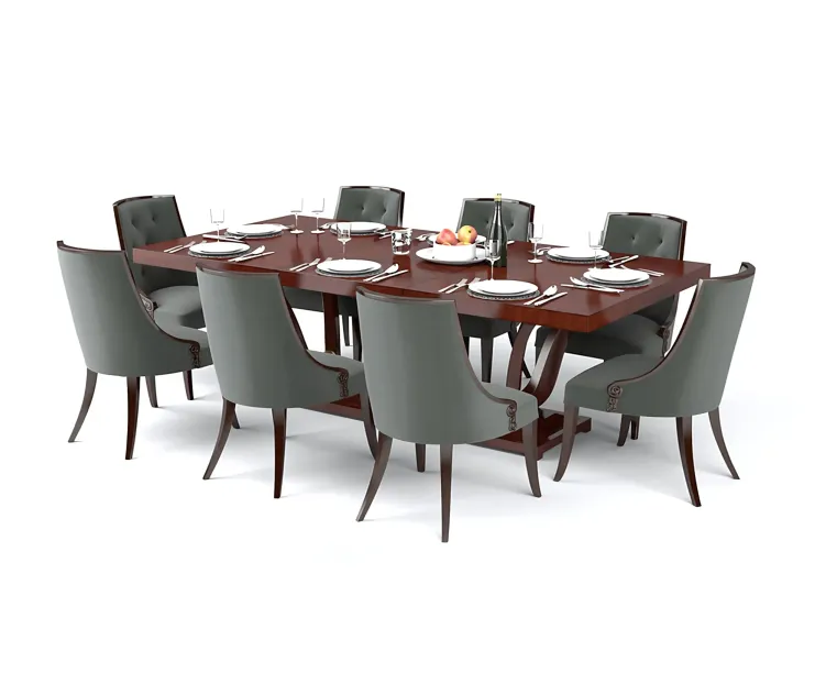 Guy fontaine dining table chairs 3
