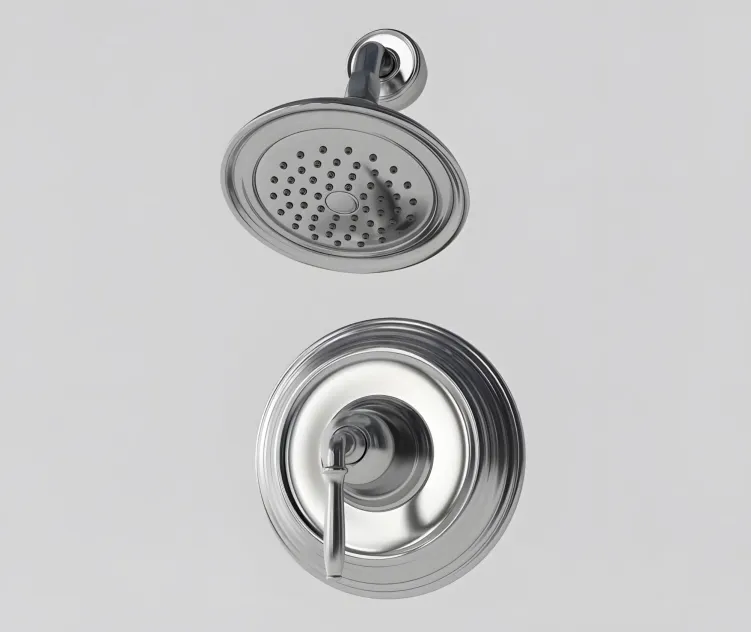 Devonshire handle rite temp shower faucet trim