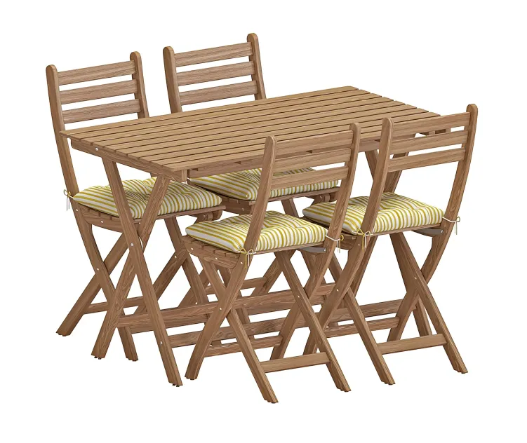 Ikea askholmen table chairs