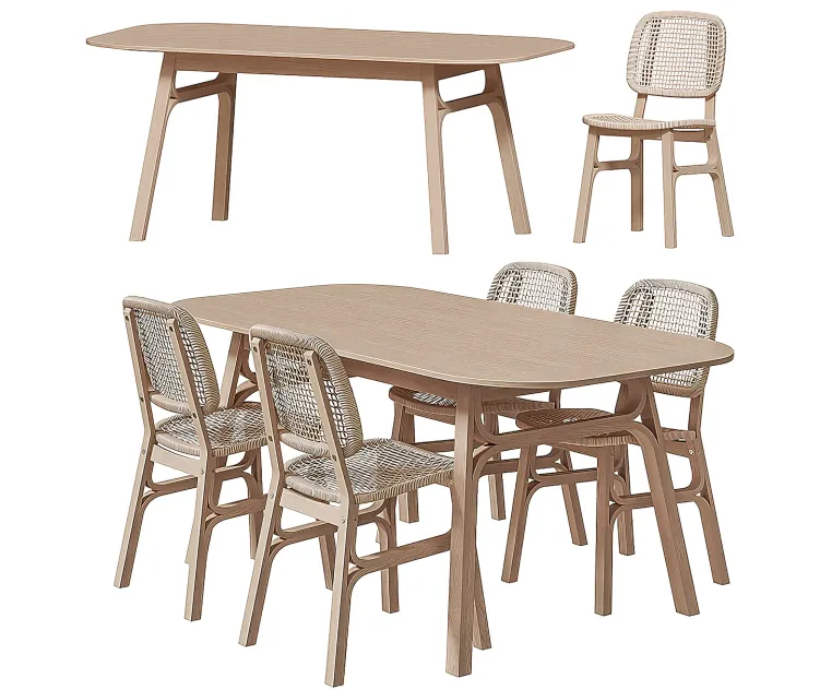 Ikea voxlov dining table chair