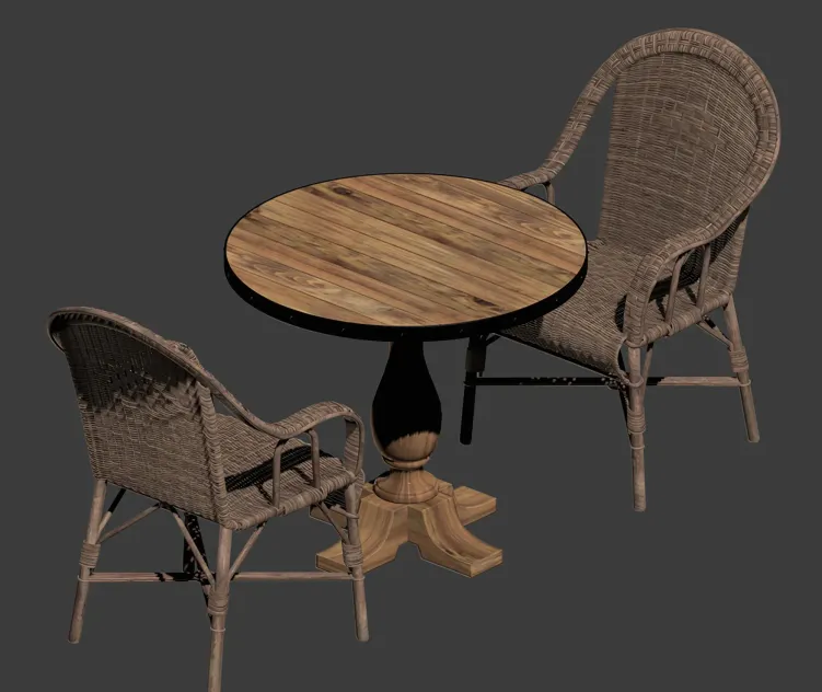 Kokmaison fauteuil grand pere wicker